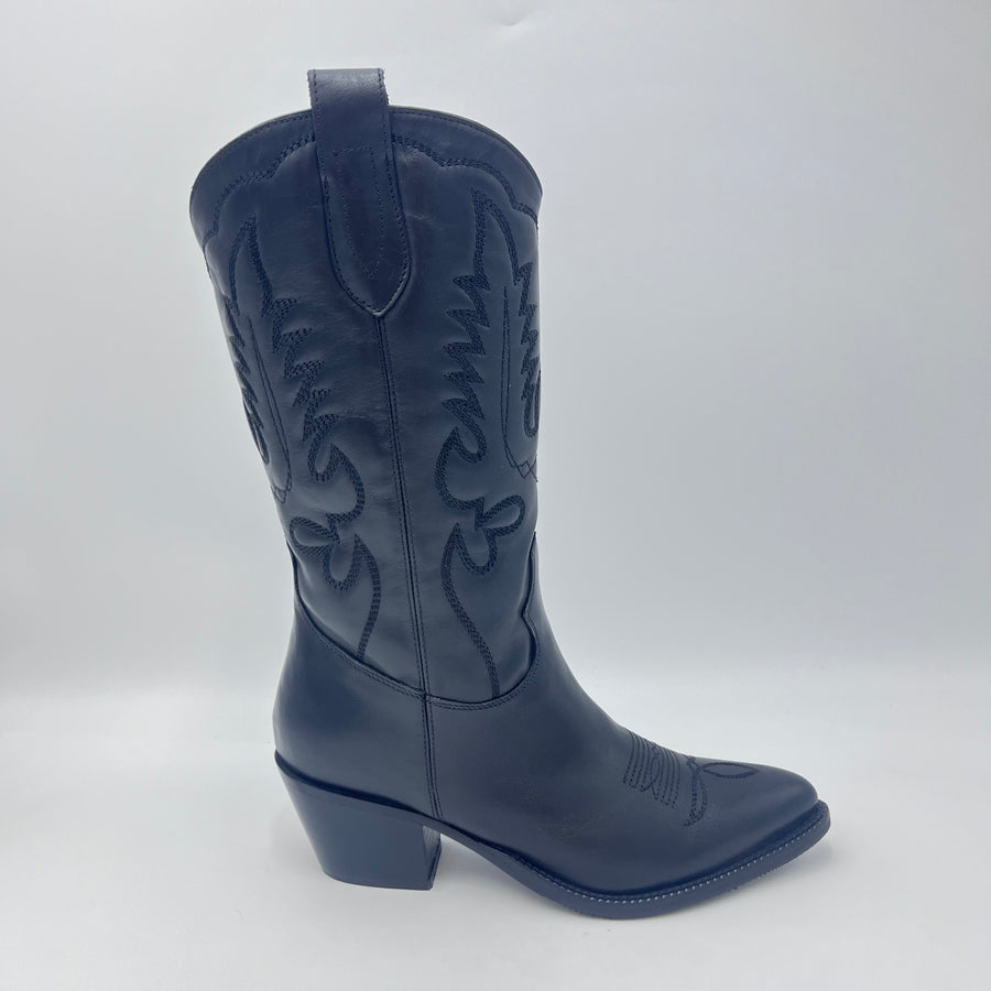 Texano Made in Italy - Stivale Texano Vera pelle