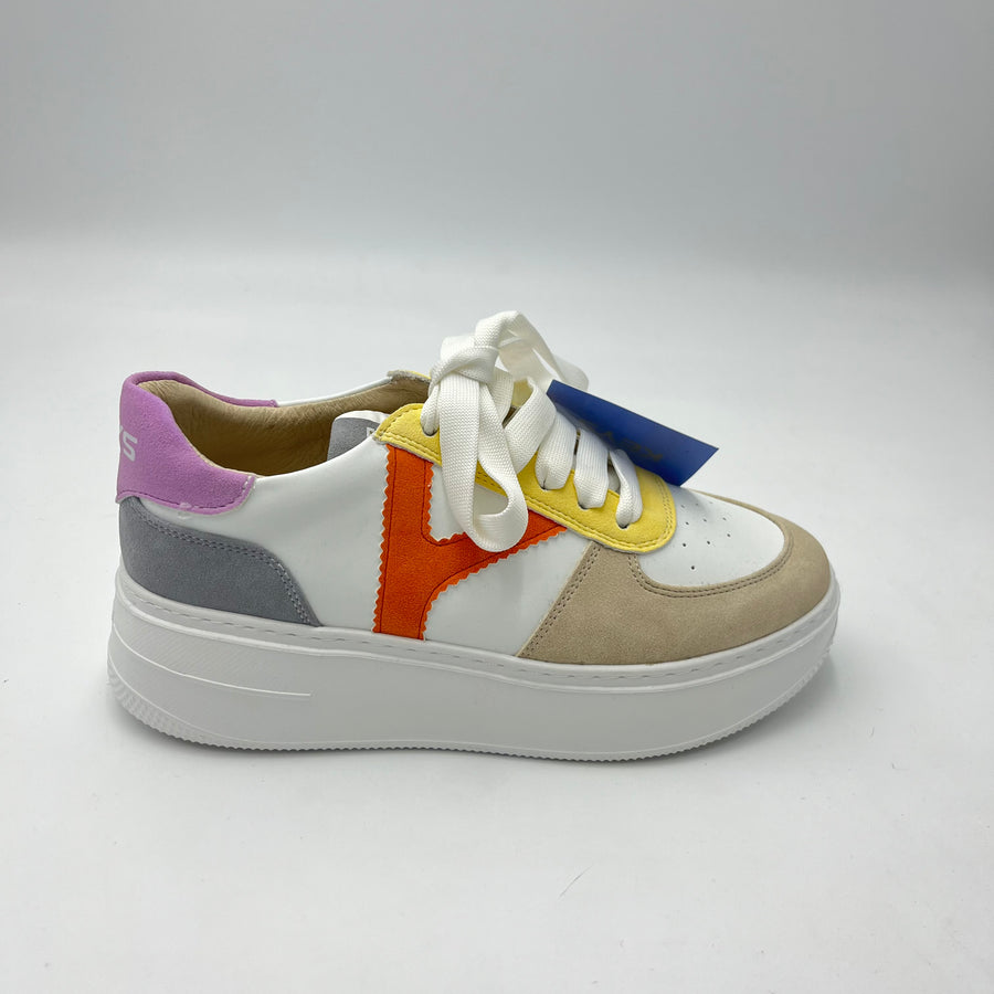Sneaker Keys - Sneaker Multi-Textured Patchwork Color-Block