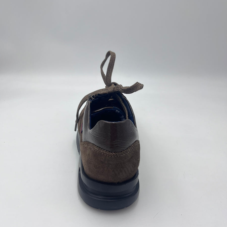Sneaker Callaghan - Camoscio Marrone con Zip — vista 4