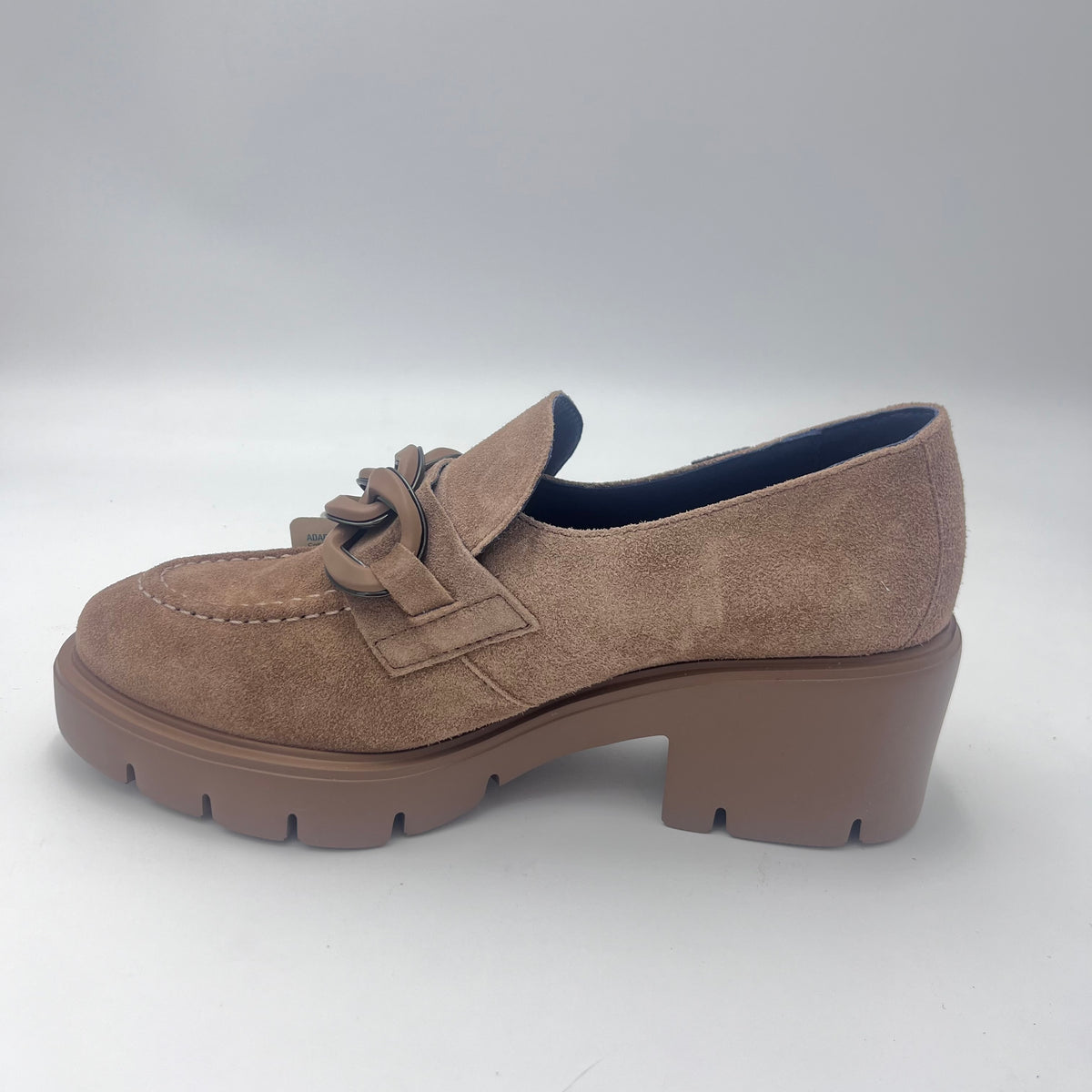 Mocassino Callaghan - Camoscio Cuoio con Catena