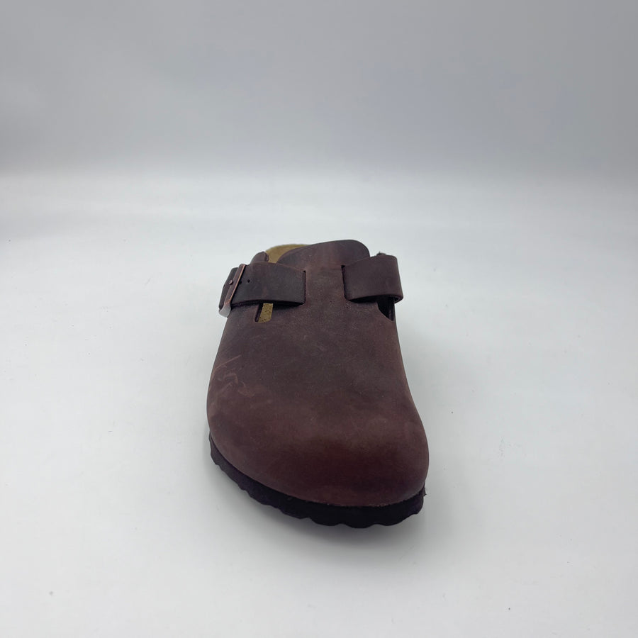 Birkenstock Boston - Sabot in Pelle Oliata Habana — vista 2