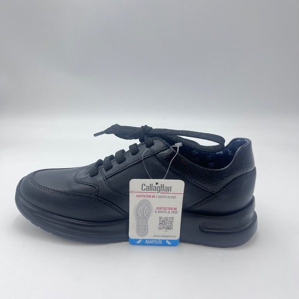 Sneaker Callaghan - Pelle Nera con Zip