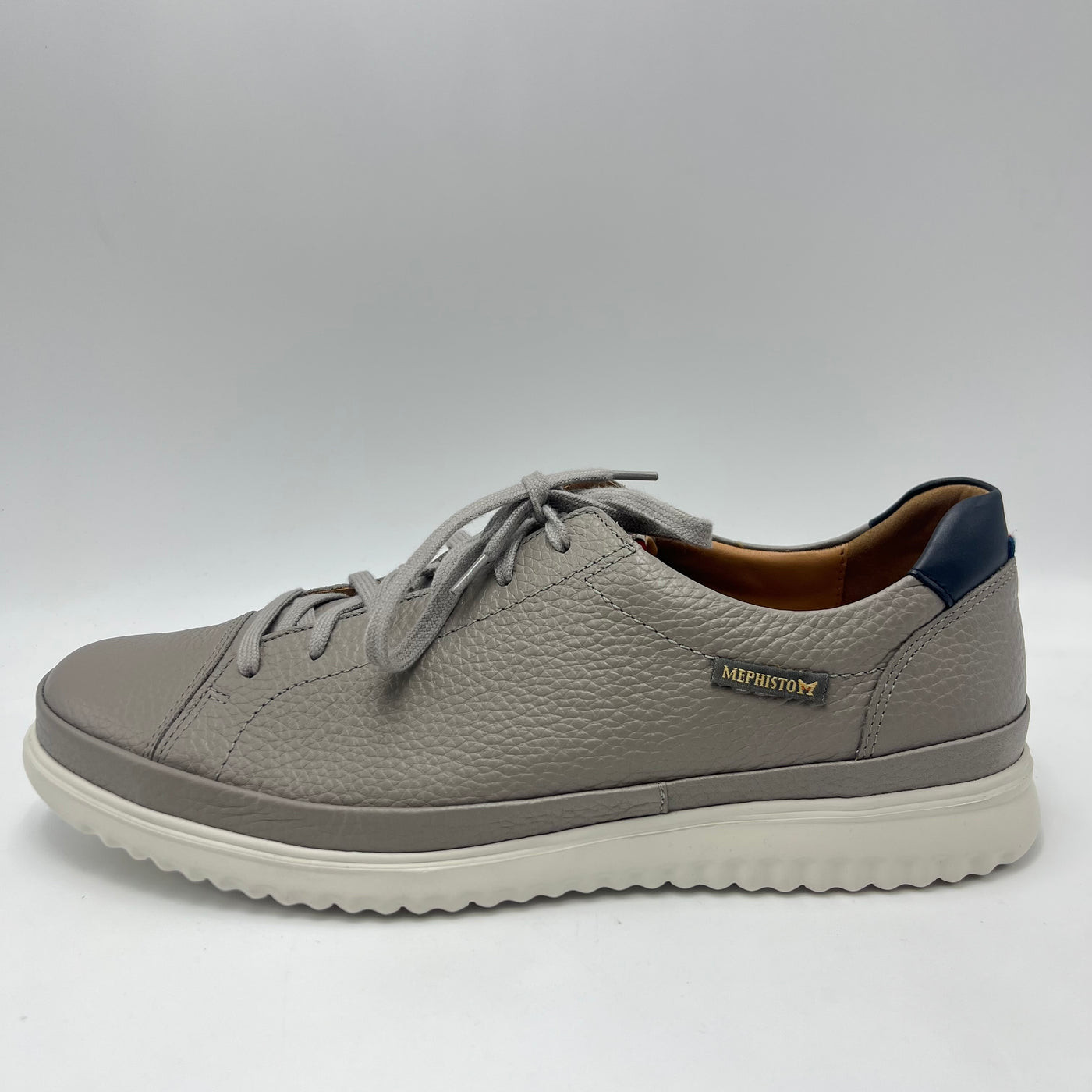 Sneaker Mephisto - Scarpa Low Top Vera Pelle grigia