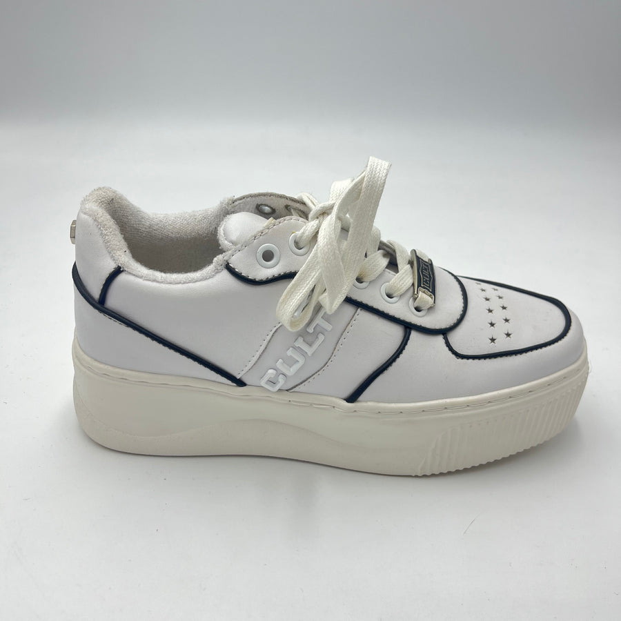 Sneaker Cult - Sneaker Platform Cult White & Black