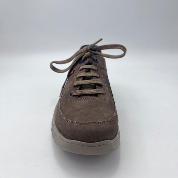 Sneaker Callaghan - Nabuk Marrone e Tallone Blu