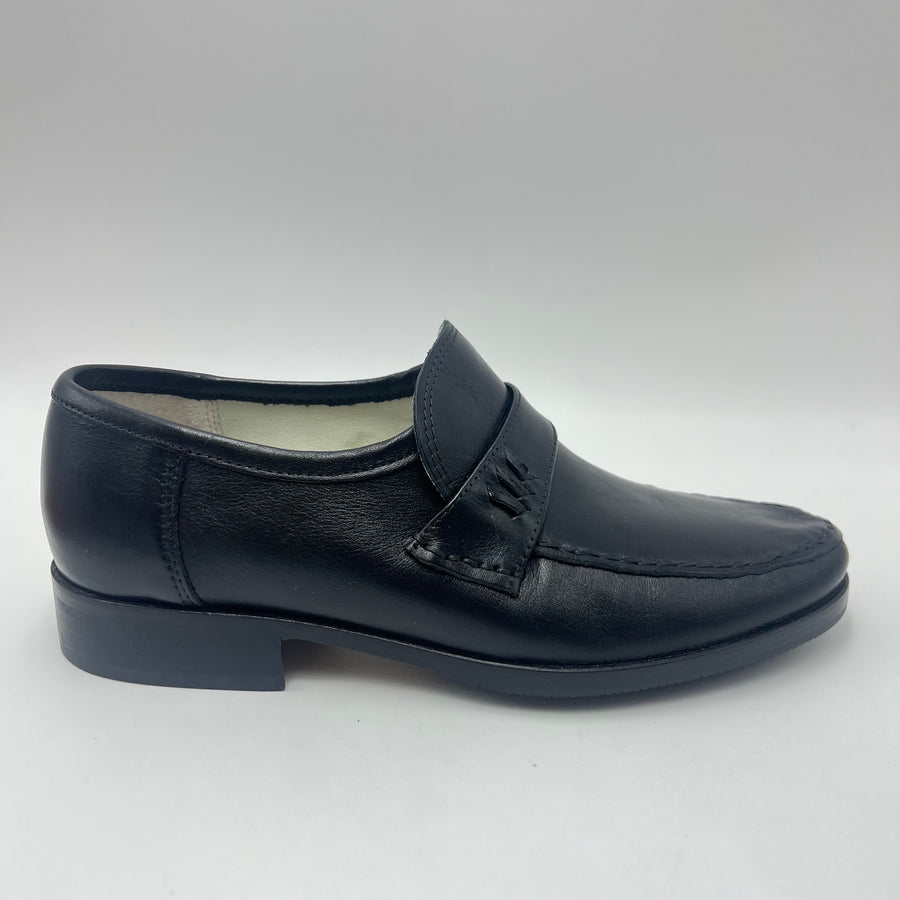 Mocassino Varese - Mocassino Penny Loafer in Pelle Liscia Nera