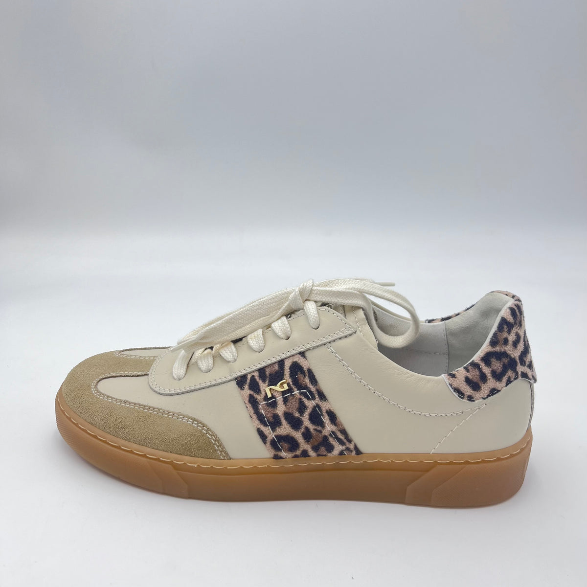 Nero Giardini Sneaker - Sneaker Bicolore con Dettagli Animalier