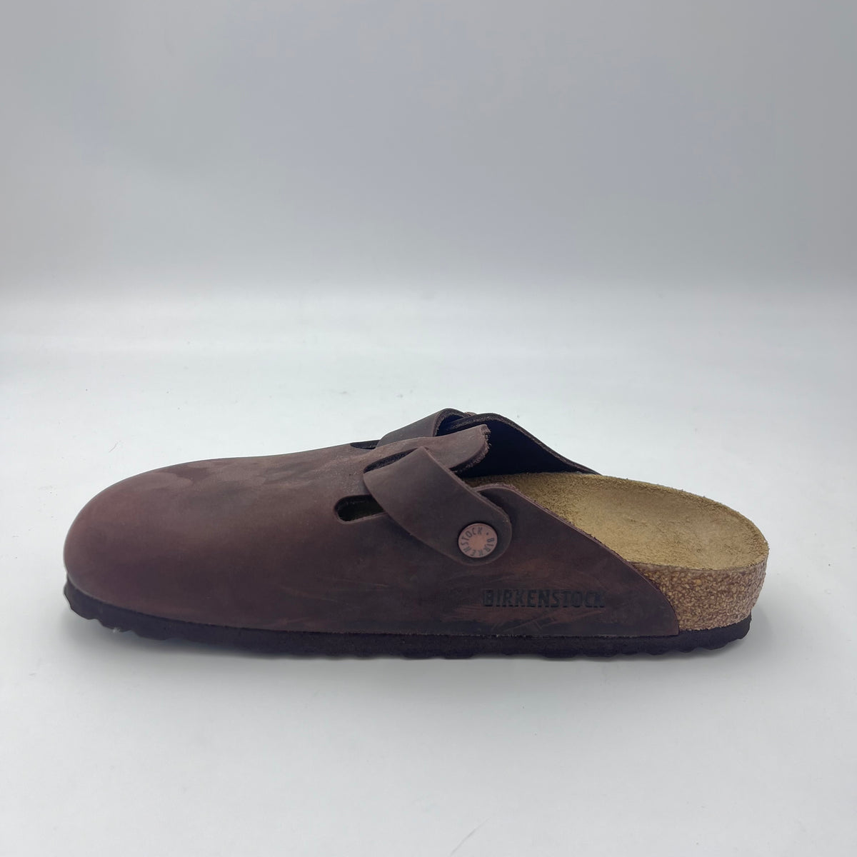 Birkenstock Boston - Sabot in Pelle Oliata Habana