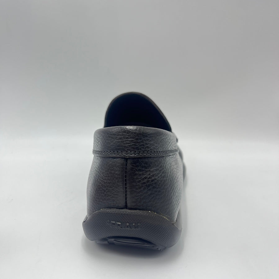 Mocassino Frau - Mocassino Slip-On in Pelle Bottalata Marrone Testa di Moro