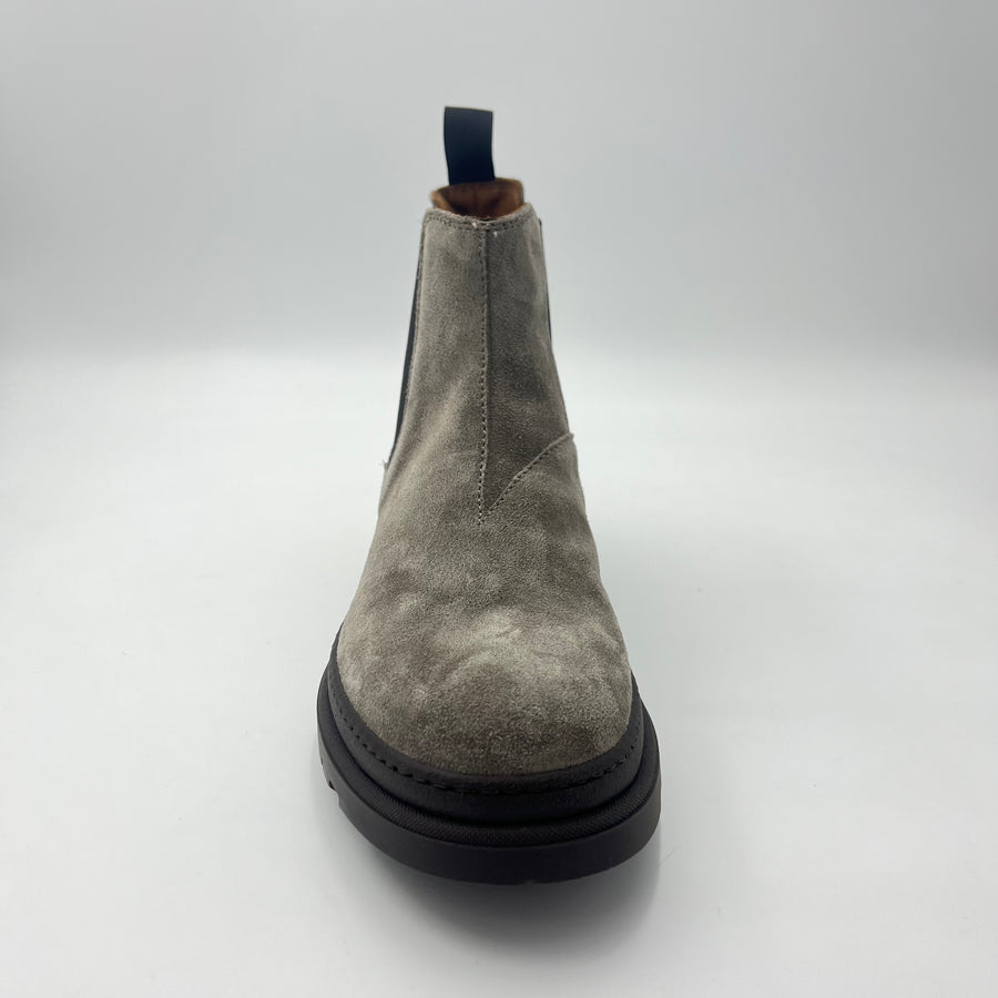 Stivaletto Frau Chelsea in Camoscio Grigio — vista 2