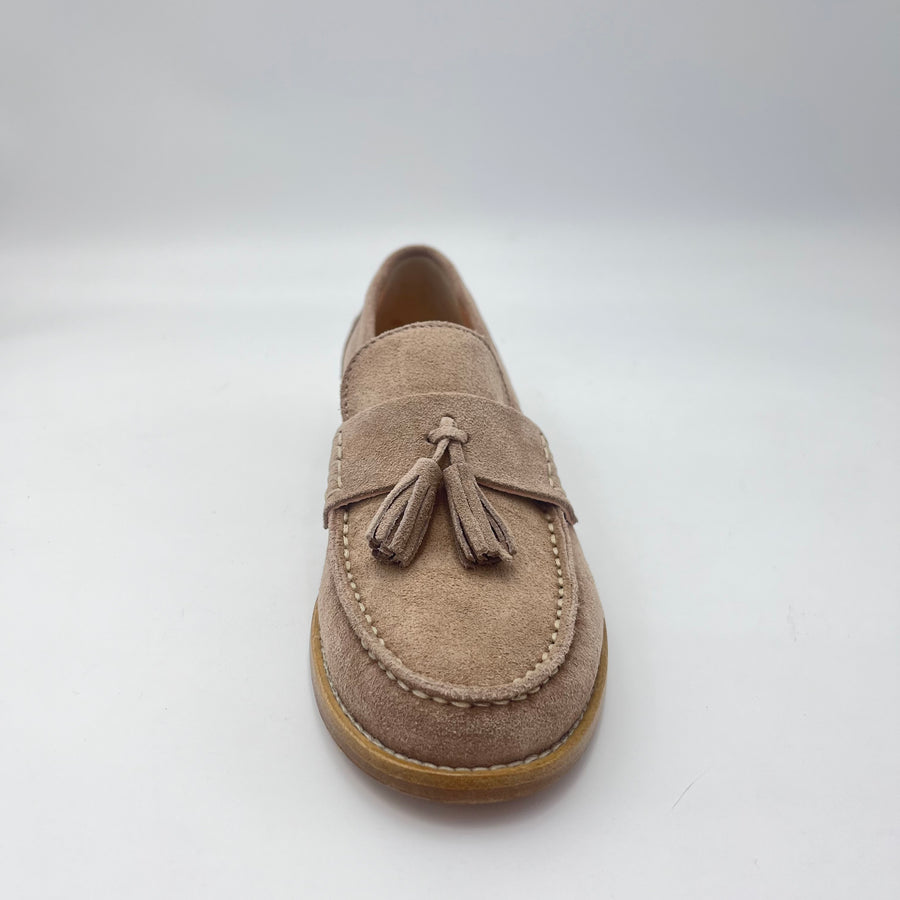 Xkermes mocassino - Mocassino Tassel in Camoscio