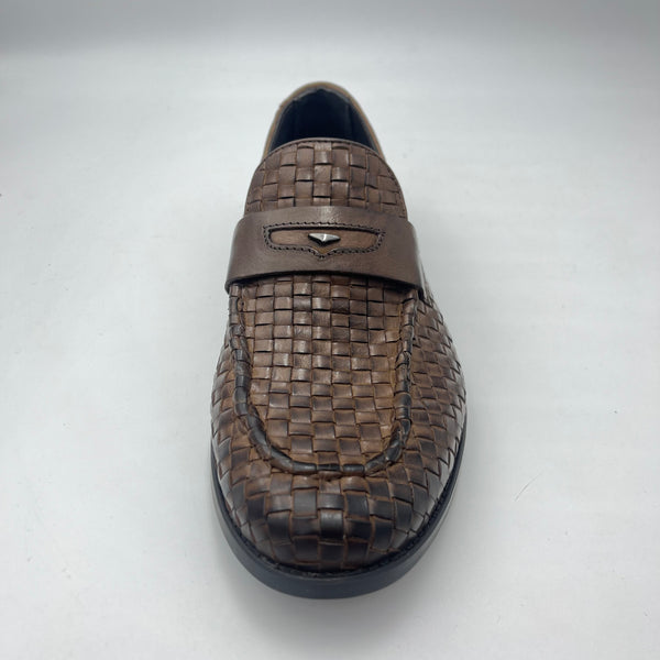 Mocassino Guardiani - Penny Loafer Intrecciato