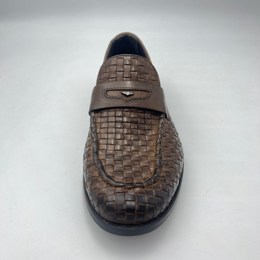 Mocassino Guardiani - Penny Loafer Intrecciato