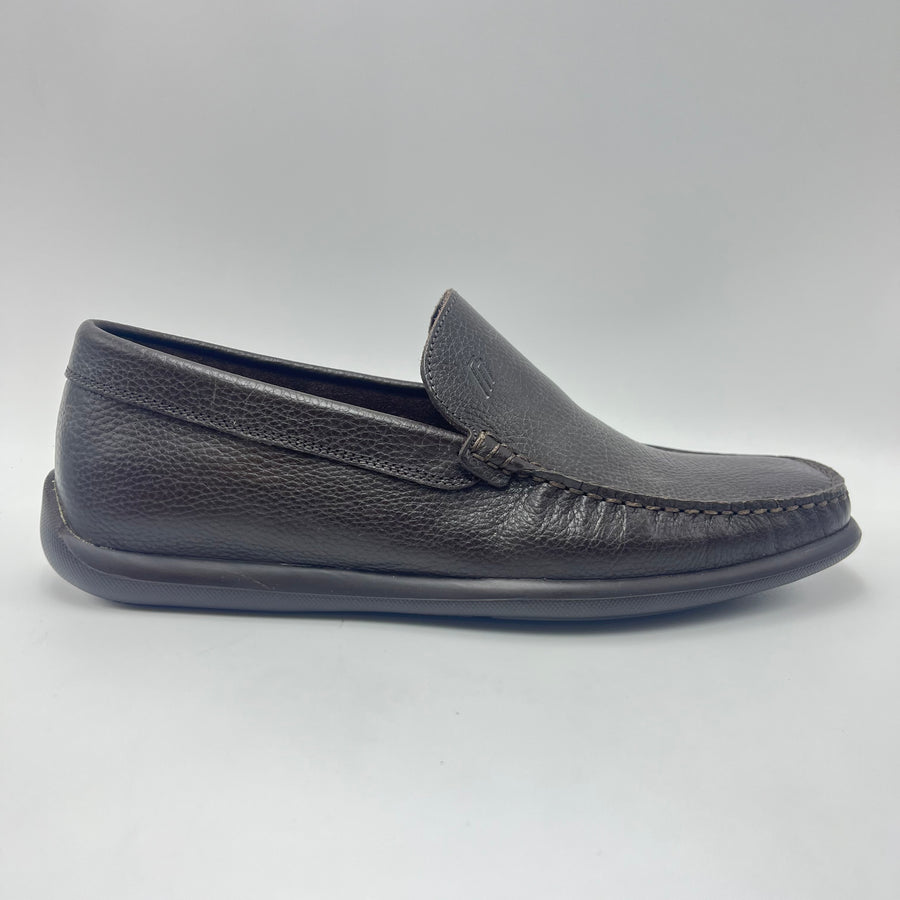 Mocassino Frau - Mocassino Slip-On in Pelle Bottalata Marrone Testa di Moro