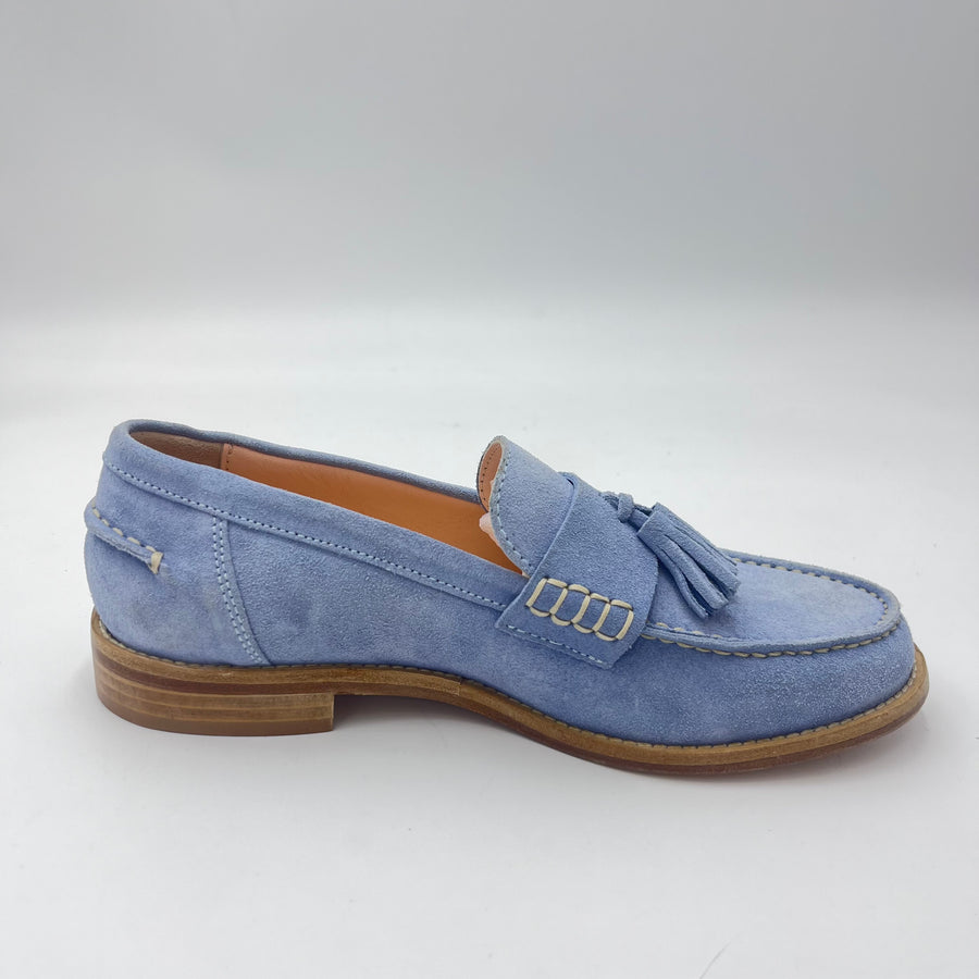 Xkermes mocassino - Mocassino Tassel in Camoscio