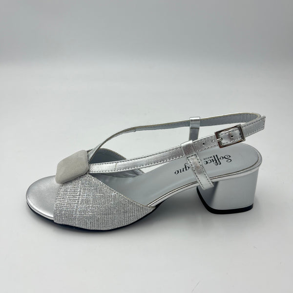 Sandalo Soffice sogno - Sandalo Argento Glitter