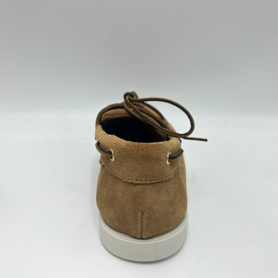 Boat Shoe Frau - Scarpa Suede Cognac