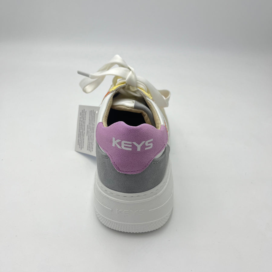 Sneaker Keys - Sneaker Multi-Textured Patchwork Color-Block