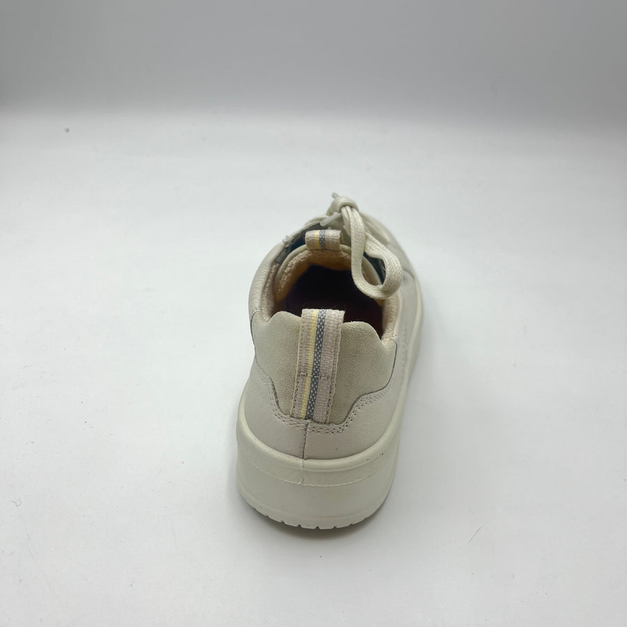 Sneaker Legero - Sneaker Panna con Zip Laterale