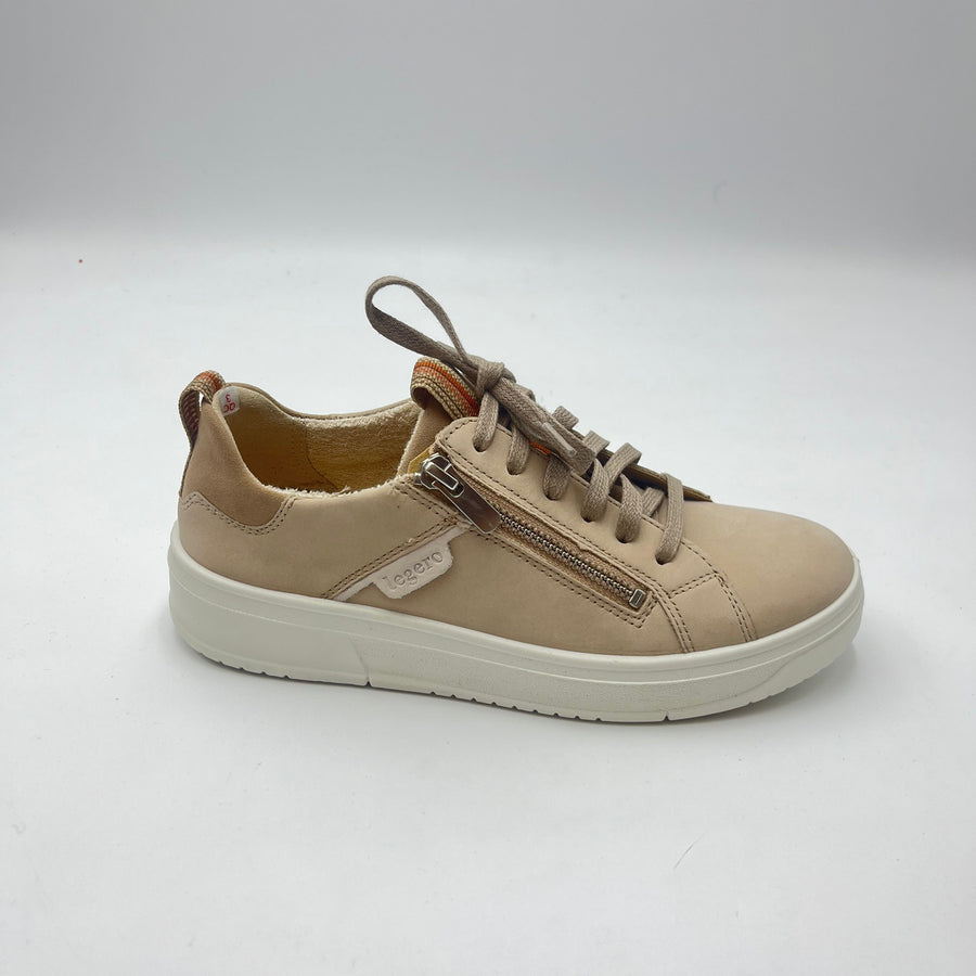 Sneaker Legero - Sneaker Minimal Nude in Pelle e Suede