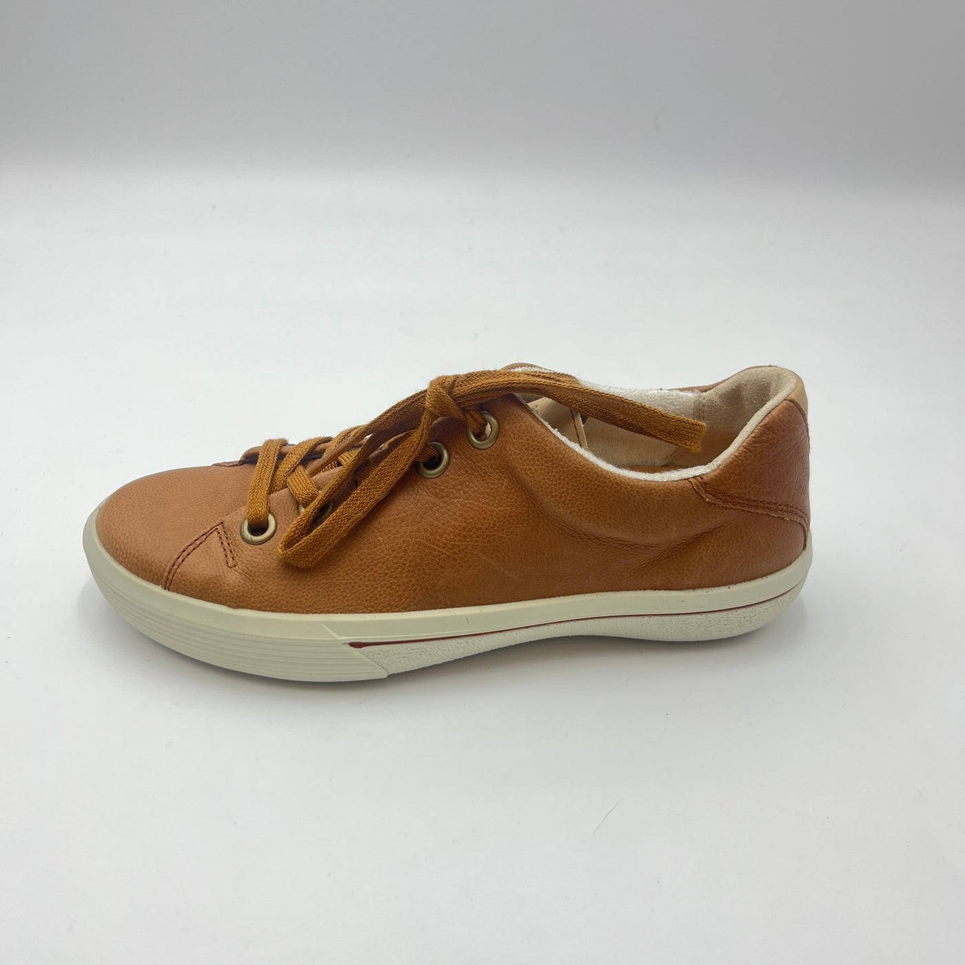 Sneaker Legero - Scarpa Cognac in Pelle Granulata