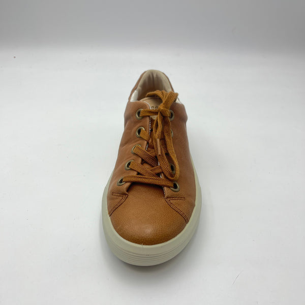 Sneaker Legero - Scarpa Cognac in Pelle Granulata