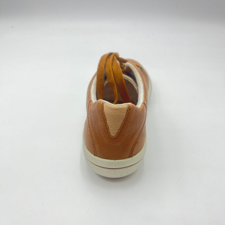 Sneaker Legero - Scarpa Cognac in Pelle Granulata