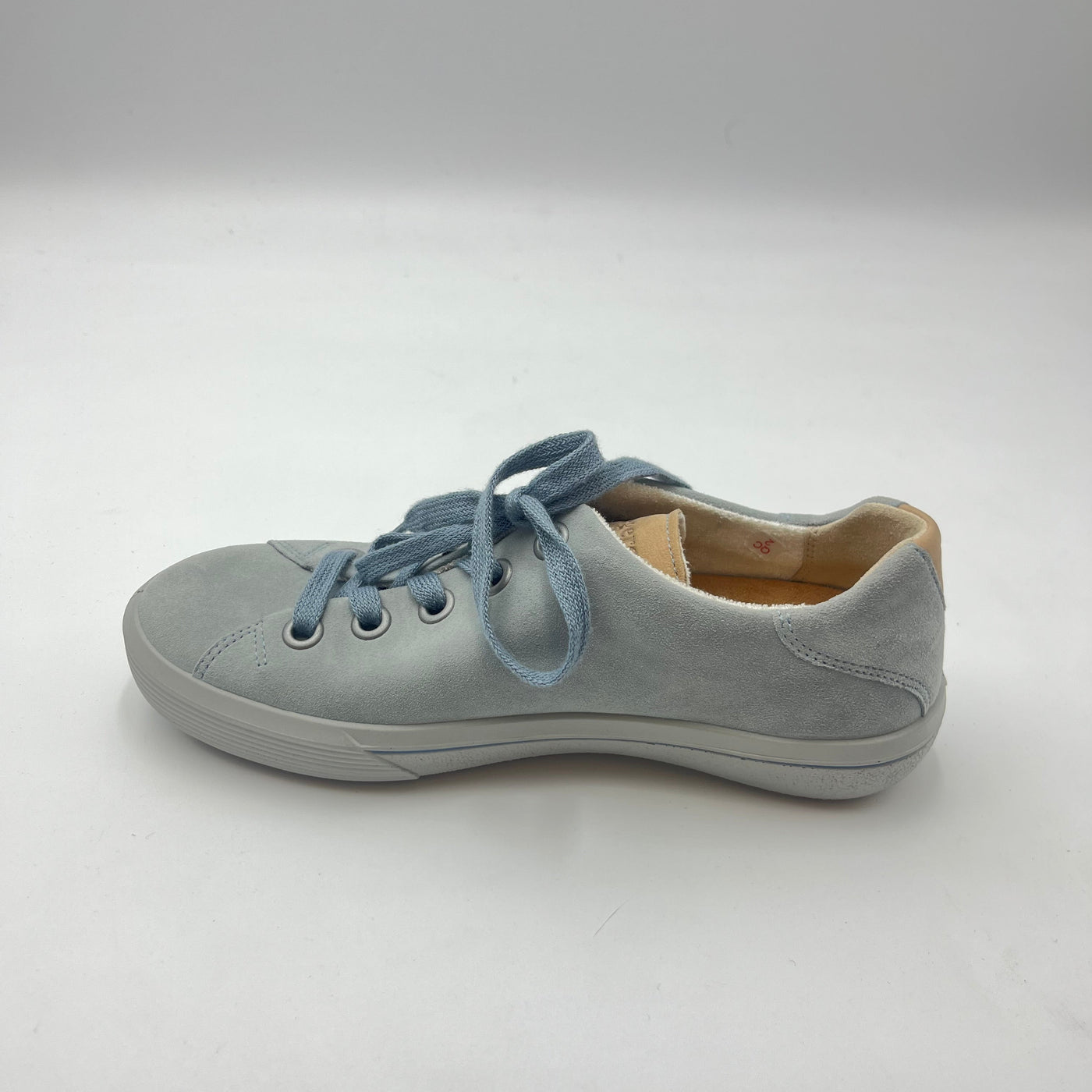 Sneaker Legero - Scarpa Grigia Chiusa in Camoscio
