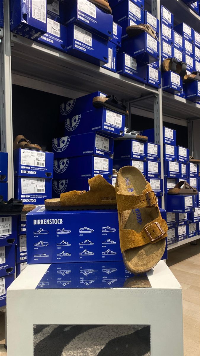 Birkenstock Arizona camoscio senape — Cenci Calzature, Perugia