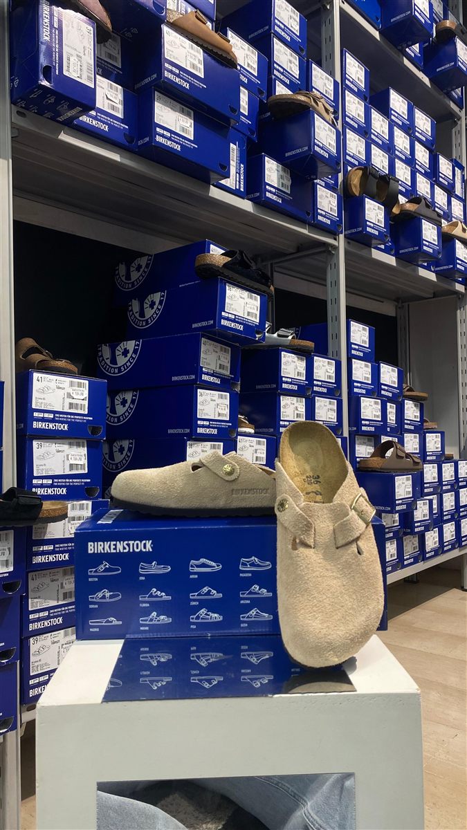 Birkenstock Boston camoscio beige — Cenci Calzature, Perugia